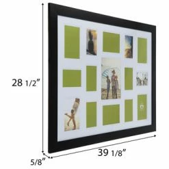 Black Wood Collage Wall Frame -Scotch Shop 350Wx350H 2060416 a 1121 PX