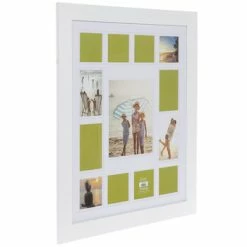 White Wood Collage Wall Frame -Scotch Shop 350Wx350H 2060424 b 0921 px