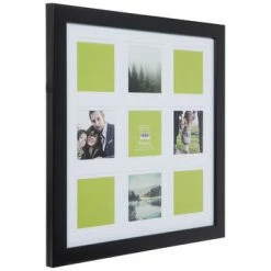 Best deal 😍 Black Wood Collage Wall Frame 👍 -Scotch Shop 350Wx350H 2060473 b 0621 PX