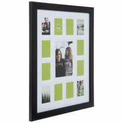 Best deal 🥰 Black Wood Collage Wall Frame 👏 -Scotch Shop 350Wx350H 2060481 b 0621 PX