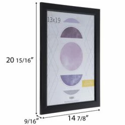 Promo 😀 Black Angled Wall Frame - 13" X 19" 😀 -Scotch Shop 350Wx350H 2066272 a 0621 PX