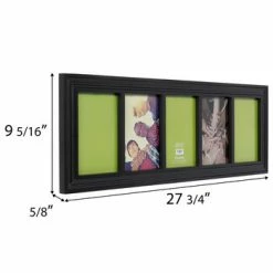 Best Pirce 🤩 Black Wood Collage Wall Frame 🥰 -Scotch Shop 350Wx350H 2066363 a 0621 PX