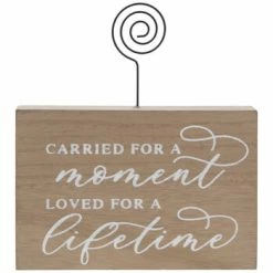 Loved For A Lifetime Wood Photo Clip