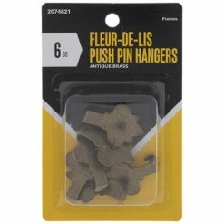 Cheapest 🛒 Fleur-De-Lis Push Pin Hangers 🎉