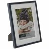 Navy & White Wood Frame