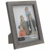 Silver Textured Photo Frame