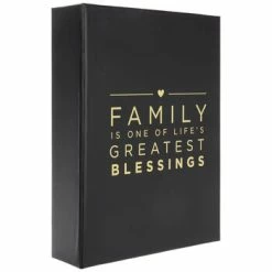 Black & Gold Family Photo Album