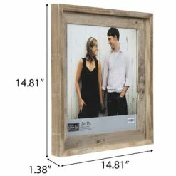Best Pirce 🤩 Brown Rustic Barnwood Wall Frame - 12" X 12" 😀 -Scotch Shop 350Wx350H 2148948 a 0722
