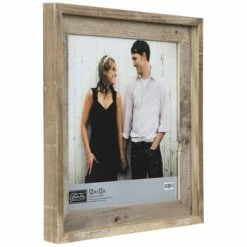 Best Pirce 🤩 Brown Rustic Barnwood Wall Frame - 12" X 12" 😀 -Scotch Shop 350Wx350H 2148948 b 0722