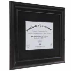Flash Sale 🥰 Black Matted Scoop Document Frame - 8 1/2" X 11" 😀 -Scotch Shop 350Wx350H 2167419 b 0822