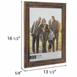 Coupon 🔔 Brown Beaded Wood Wall Frame 👏 -Scotch Shop 350Wx350H 2178358 a 0522
