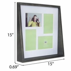 Best reviews of 🎁 Black Wedge Wood Collage Wall Frame 🌟 -Scotch Shop 350Wx350H 2188977 a 0822