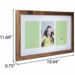 Best reviews of 🧨 Brown Flat Wood Collage Wall Frame 🔥 -Scotch Shop 350Wx350H 2188985 a 0822