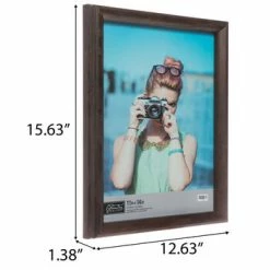 Buy 🎁 Dark Brown Beveled Wood Wall Frame 🛒 -Scotch Shop 350Wx350H 2189629 a 0822