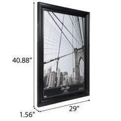 New 👍 Black Scoop Wall Frame - 24" X 36" 👍 -Scotch Shop 350Wx350H 2195881 a 0822