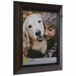 Dark Walnut Two-Tone Wood Wall Frame -Scotch Shop 350Wx350H 249805 b 0321 px