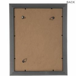 Silver Flat Brushed Wood Wall Frame -Scotch Shop 350Wx350H 256792 b 0120 px