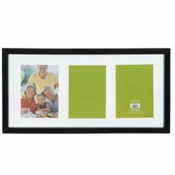 Black Float Collage Wood Wall Frame