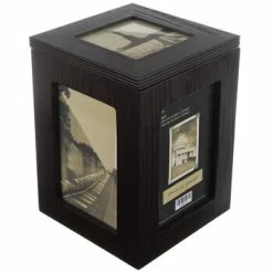 Photo Storage Box Wood Collage Frame