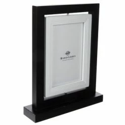 Deals ❤️ Black & White Rotating Wood Frame - 4" X 6" ✔️