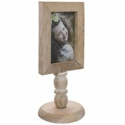 New 🎉 Distressed Pedestal Wood Frame ⌛