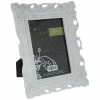 White Glossy Ornate Frame - 5" X 7"