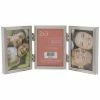 Ridged Metal Folding Collage Frame - 2" X 3"