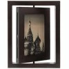 Dark Walnut Revolving Wood Frame - 4" X 6"