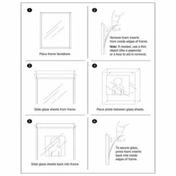 Metal Float Frame -Scotch Shop 350Wx350H Float20Frame20Instructions